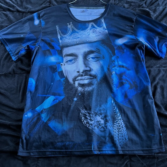 Blue Nipsey Hussle Shirt XXL - Picture 2 of 2
